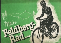 Feldbergrad Fahrrad Prospekt 1930er Jahre