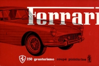 Ferrari 250 GT Grandturismo Coupé Pininfarina Prospekt 1958-1960 it