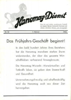 Hanomag-Dienst Nr. 34 1.2.1932