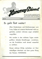 Hanomag-Dienst Nr. 36 1.4.1932