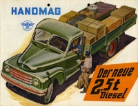 Hanomag 2,5 t Diesel Prospekt 1950er Jahre