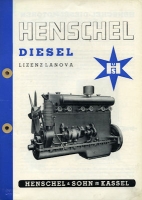 Henschel Motor Lizenz Lanova Prospekt 1940