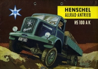 Henschel HS 100 AK Prospekt 10.1954