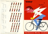 HWE Fahrrad Programm 1970er Jahre