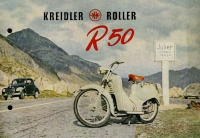 Kreidler Roller R 50 Prospekt 12.1953