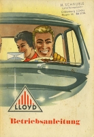 Lloyd LP 400 S, LS 400 S, LT 500 Bedienungsanleitung 1955