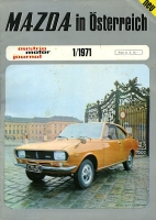 Mazda in Östereich Prospekt 1971