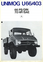 Mercedes-Benz Unimog U 66/403 Prospekt 1973