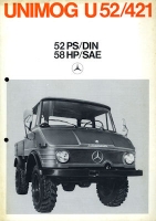 Mercedes-Benz Unimog U 52/421 Prospekt 1973