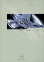 Mercedes-Benz Leichtmetallräder Prospekt 7.2000