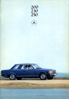 Mercedes-Benz 200-250 Prospekt 8.1979