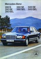 Mercedes-Benz 280S - 500 SEL Prospekt 1980