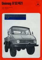 Mercedes-Benz Unimog U 52/421 Prospekt 1974