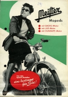 Meister Mopeds Prospekt ca. 1953