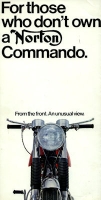 Norton Commando Prospekt ca. 1975
