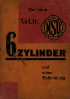 NSU 1,8 Ltr. 6 Zyl. Bedienungsanleitung 7.1929