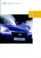 Opel Speedster Turbo Prospekt 2003
