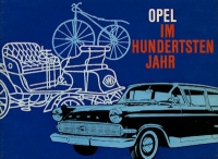 Opel im 100. Jahr 1862-1962 Broschüre