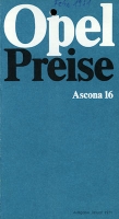 Opel Ascona Preisliste 1.1971