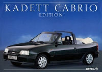 Opel Kadett E Cabrio Edition Prospekt 1990