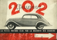 Peugeot 202 Prospekt 1938 f