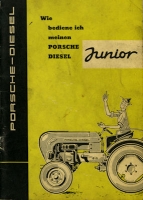 Porsche Diesel Schlepper Junior Bedienungsanleitung 10.1957