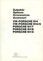Porsche Zubehör Programm 9.1971