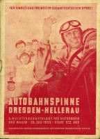 Programm Autobahnspinne Dresden 26.7.1953