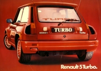 Renault R 5 Turbo Prospekt 1980er Jahre