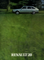 Renault 20 Prospekt ca. 1980