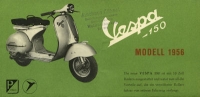 Vespa 150 ccm Roller Prospekt 1956