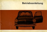 VW 1600 Bedienungsanleitung  8.1969