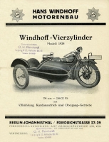 Windhoff 4 Prospekt 1928