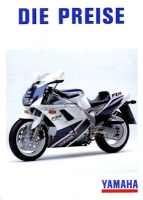 Yamaha Preisliste 1992