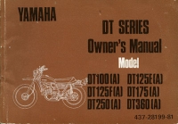 Yamaha DT 100A-360A Bedienungsanleitung 1974