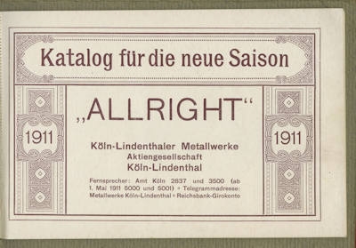 Allright Programm 1911