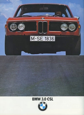BMW 3.0 CSL Prospekt 1971-1972