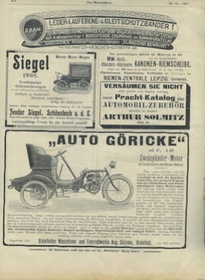 Der Motorfahrer 1907