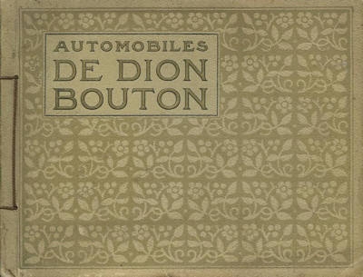 De Dion Bouton Katalog 1912