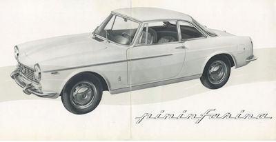 Fiat 1500 Coupé Pininfarina Prospekt ca. 1965 f