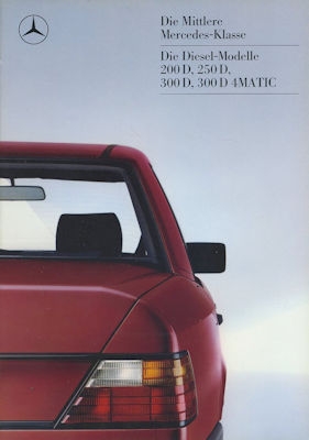 Mercedes-Benz 200D- 300 D 4Matic Prospekt 12.1986