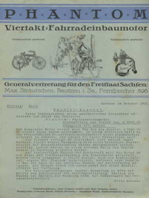 Phantom Viertakt Fahrrad Einbau-Motor Händler-Angebot 10.1921