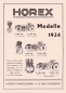 Preview: Horex Programm / Preisliste 1934