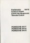 Preview: Porsche Farbkarte 1972