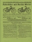 Preview: Esweco bicycle and motorcycle program 1931