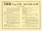 Preview: SMW 500 ccm Sport brochure ca. 1929