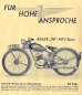 Preview: Adler Motorfahrräder brochure 2.1938