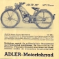 Preview: Adler Motorfahrräder brochure 2.1938