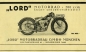 Preview: Lord 200 ccm Motorrad Prospekt ca. 1930