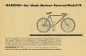 Preview: Baronia Fahrrad Programm 1930er Jahre